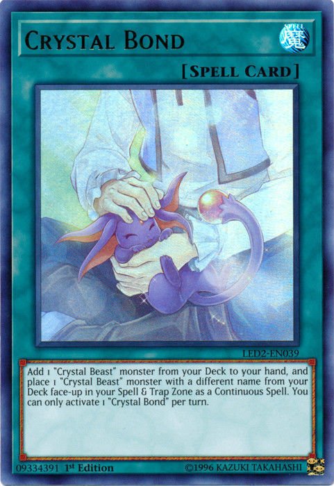 Crystal Bond [LED2 - EN039] Ultra Rare - Dark Crystal Cards