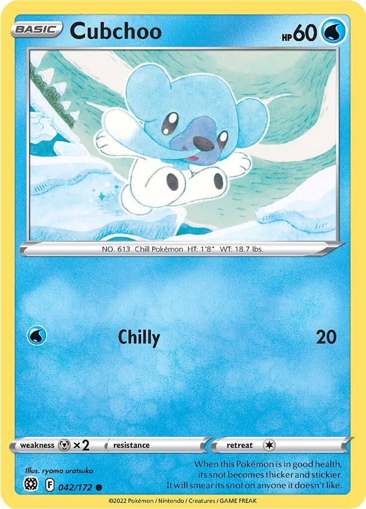 Cubchoo (042/172) [Sword & Shield: Brilliant Stars] - Dark Crystal Cards