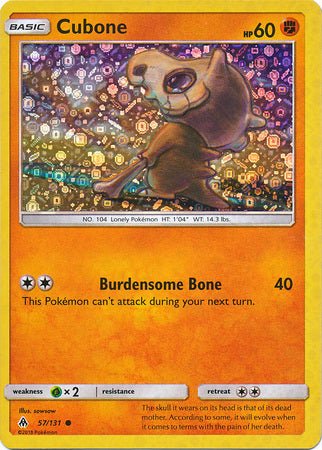 Cubone (57/131) (General Mills Promo) [Sun & Moon: Forbidden Light] - Dark Crystal Cards