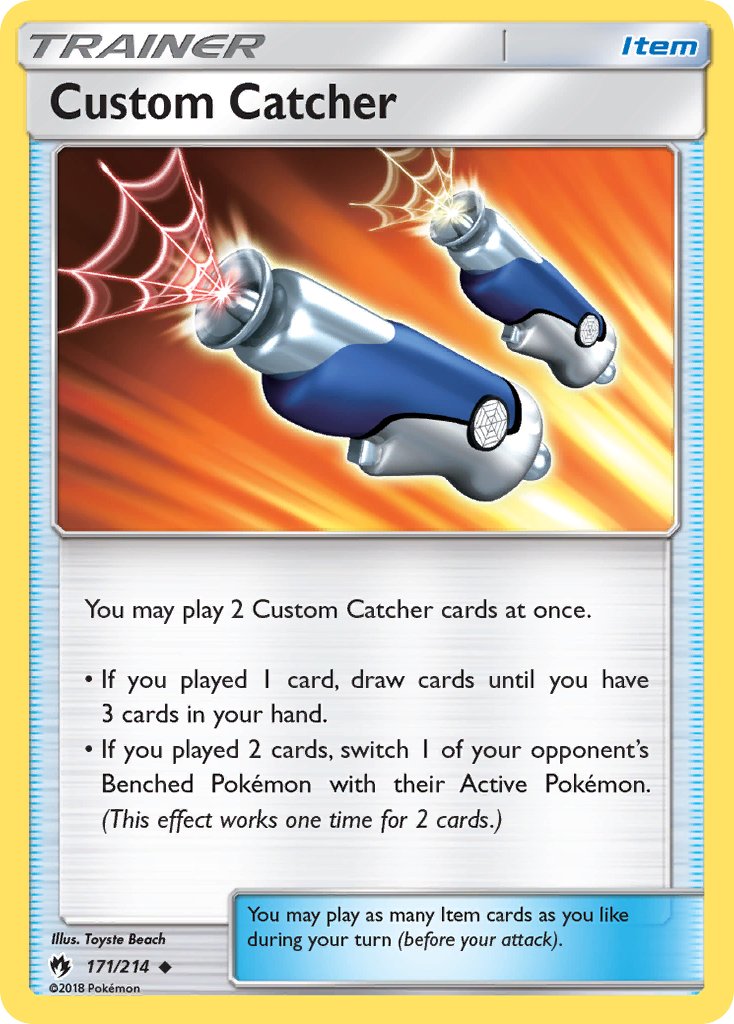 Custom Catcher (171/214) [Sun & Moon: Lost Thunder] - Dark Crystal Cards