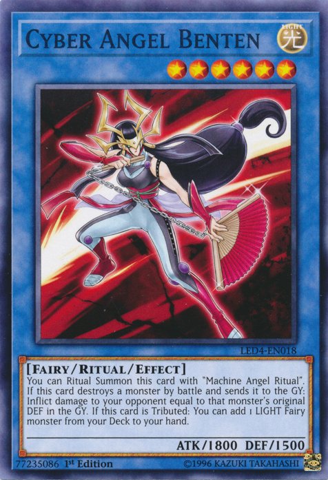 Cyber Angel Benten [LED4 - EN018] Common - Dark Crystal Cards