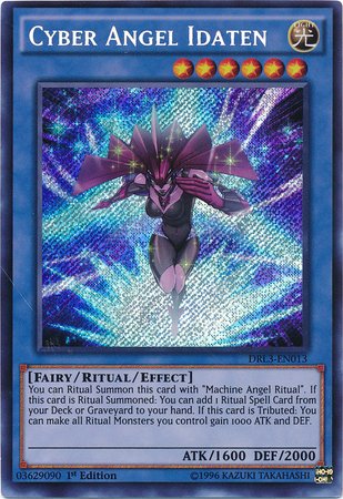 Cyber Angel Idaten [DRL3 - EN013] Secret Rare - Dark Crystal Cards