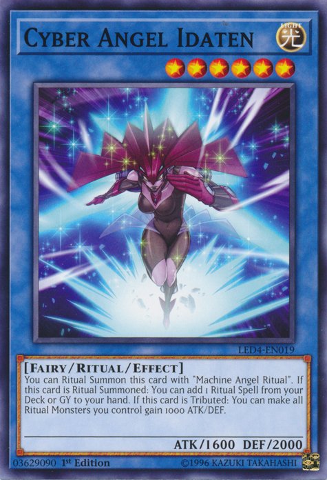 Cyber Angel Idaten [LED4 - EN019] Common - Dark Crystal Cards