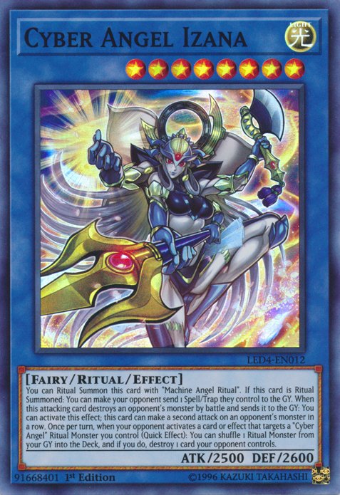 Cyber Angel Izana [LED4 - EN012] Super Rare - Dark Crystal Cards