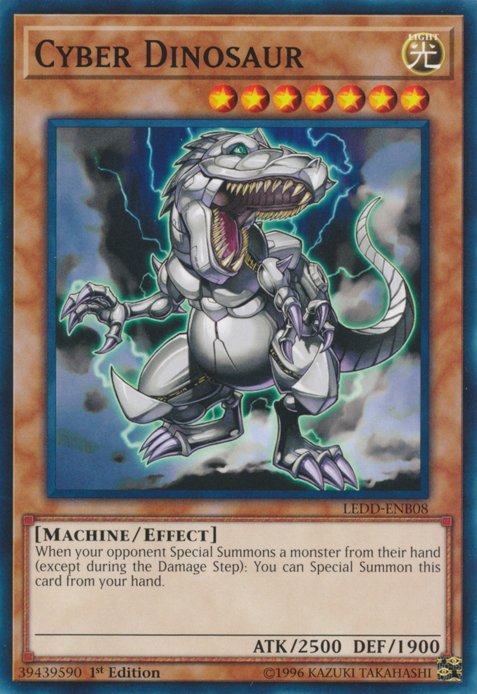 Cyber Dinosaur [LEDD - ENB08] Common - Dark Crystal Cards