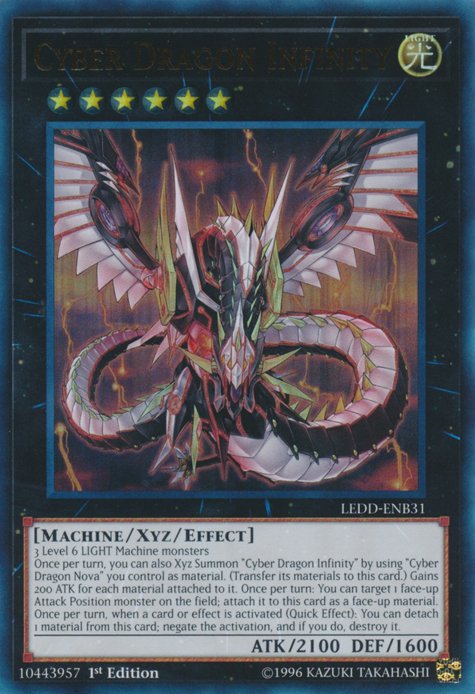 Cyber Dragon Infinity [LEDD - ENB31] Ultra Rare - Dark Crystal Cards