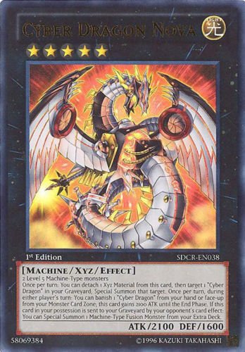 Cyber Dragon Nova [SDCR - EN038] Ultra Rare - Dark Crystal Cards