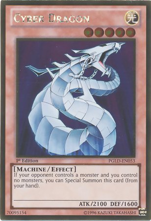 Cyber Dragon [PGLD - EN053] Gold Rare - Dark Crystal Cards
