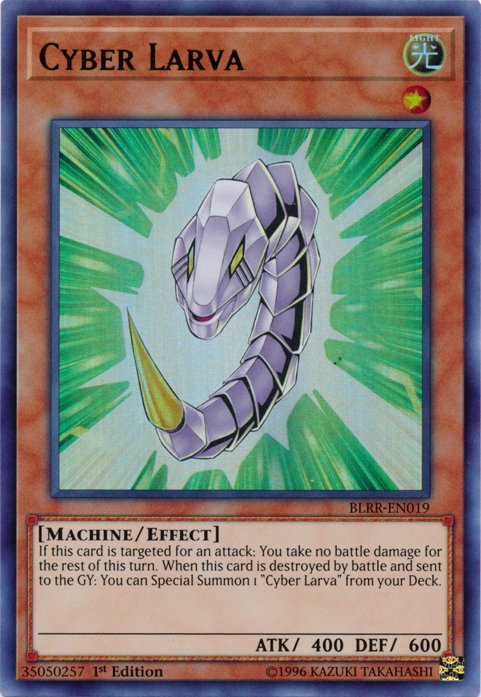 Cyber Larva [BLRR - EN019] Ultra Rare - Dark Crystal Cards