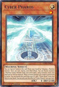 Cyber Pharos [LED3 - EN013] Rare - Dark Crystal Cards