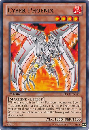 Cyber Phoenix [SDCR - EN008] Common - Dark Crystal Cards