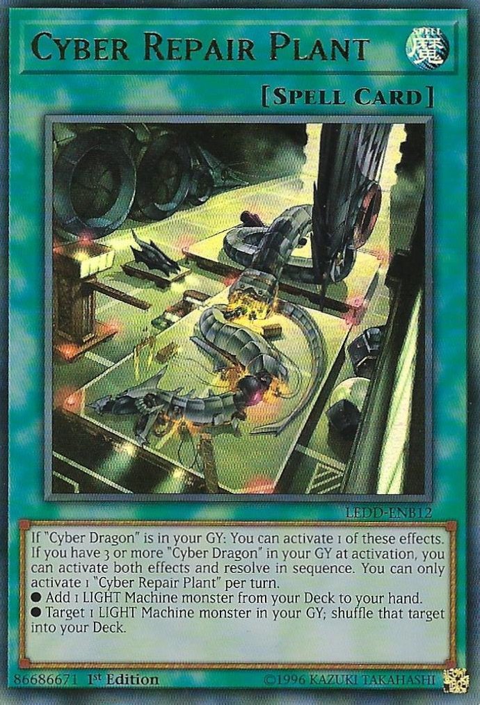 Cyber Repair Plant (UR) [LEDD - ENB12] Ultra Rare - Dark Crystal Cards