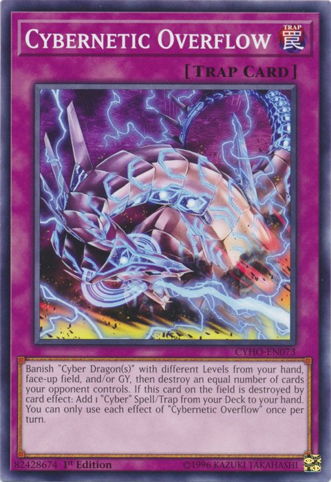 Cybernetic Overflow [CYHO - EN073] Common - Dark Crystal Cards