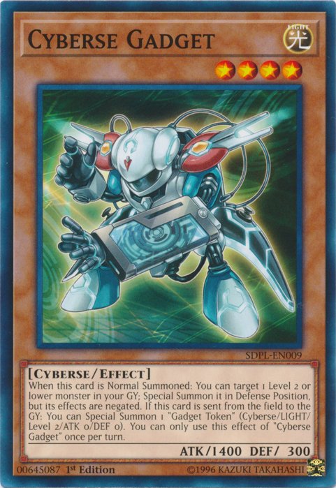 Cyberse Gadget [SDPL - EN009] Common - Dark Crystal Cards