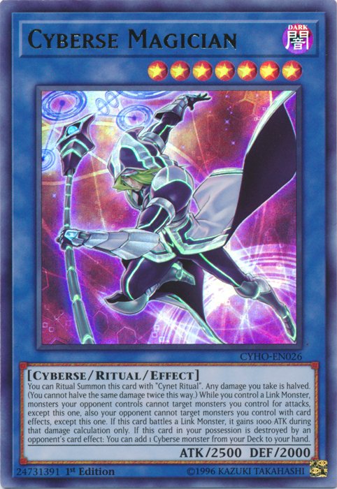 Cyberse Magician [CYHO - EN026] Ultra Rare - Dark Crystal Cards