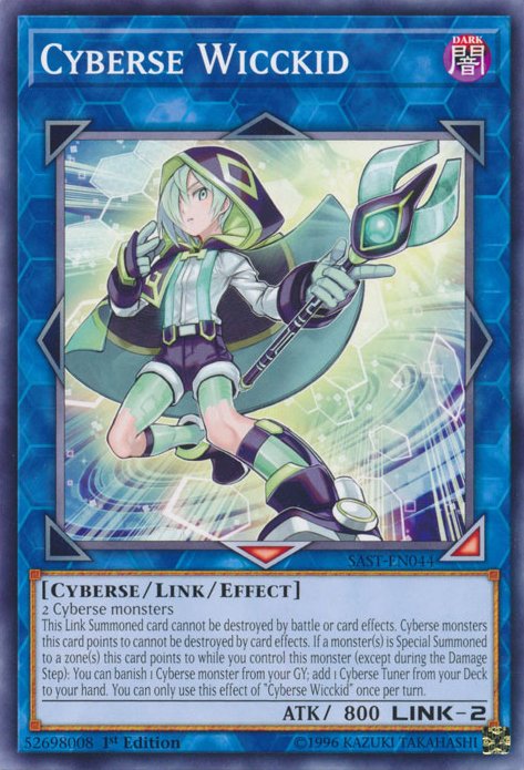 Cyberse Wicckid [SAST - EN044] Common - Dark Crystal Cards