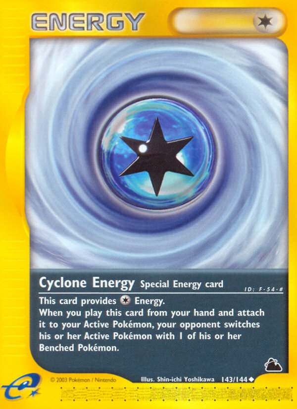 Cyclone Energy (143/144) [Skyridge] - Dark Crystal Cards