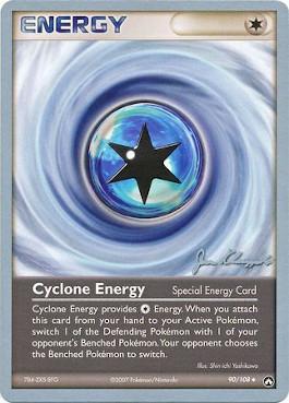 Cyclone Energy (90/108) (Psychic Lock - Jason Klaczynski) [World Championships 2008] - Dark Crystal Cards