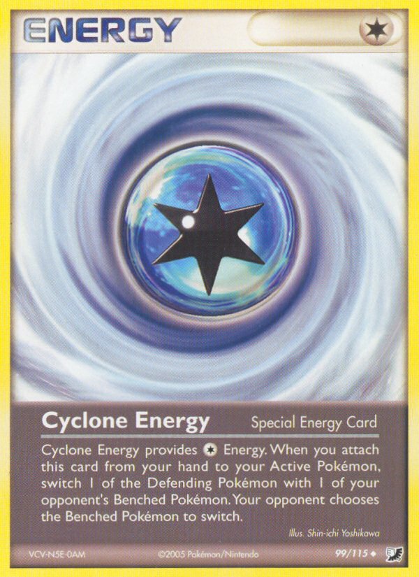 Cyclone Energy (99/115) [EX: Unseen Forces] - Dark Crystal Cards