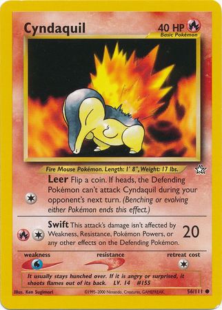 Cyndaquil (56/111) [Neo Genesis Unlimited] - Dark Crystal Cards