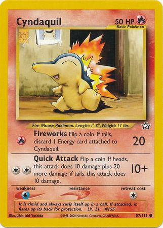 Cyndaquil (57/111) [Neo Genesis Unlimited] - Dark Crystal Cards