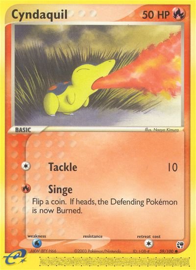 Cyndaquil (59/100) [EX: Sandstorm] - Dark Crystal Cards