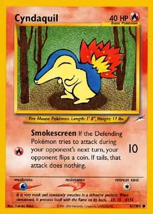 Cyndaquil (61/105) [Neo Destiny Unlimited] - Dark Crystal Cards