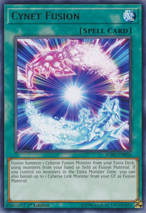 Cynet Fusion [SOFU - EN050] Rare - Dark Crystal Cards