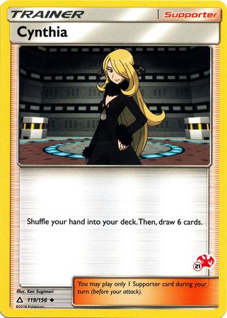 Cynthia (119/156) (Charizard Stamp #21) [Battle Academy 2020] - Dark Crystal Cards