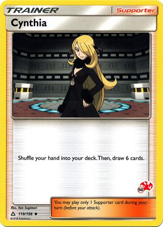 Cynthia (119/156) (Charizard Stamp #50) [Battle Academy 2020] - Dark Crystal Cards