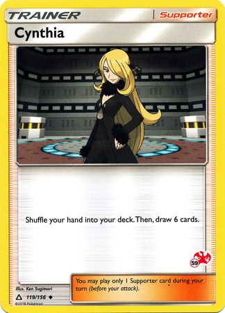 Cynthia (119/156) (Charizard Stamp #59) [Battle Academy 2020] - Dark Crystal Cards