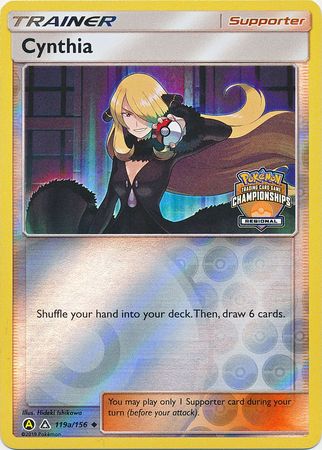 Cynthia (119a/156) (Regional Championship Promo) [Sun & Moon: Ultra Prism] - Dark Crystal Cards