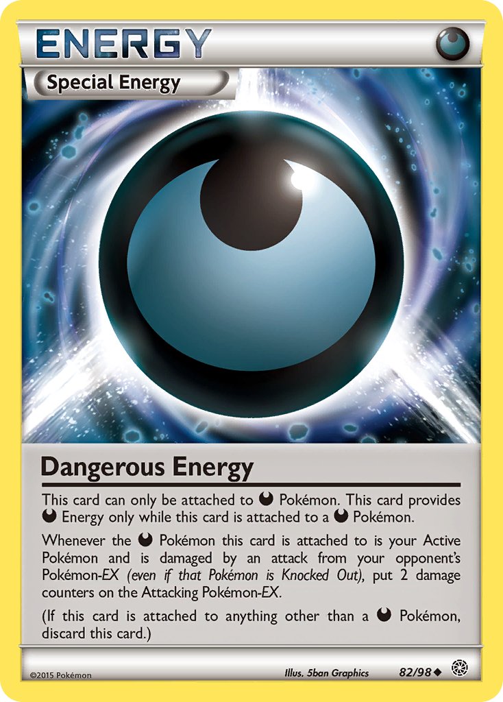 Dangerous Energy (82/98) [XY: Ancient Origins] - Dark Crystal Cards