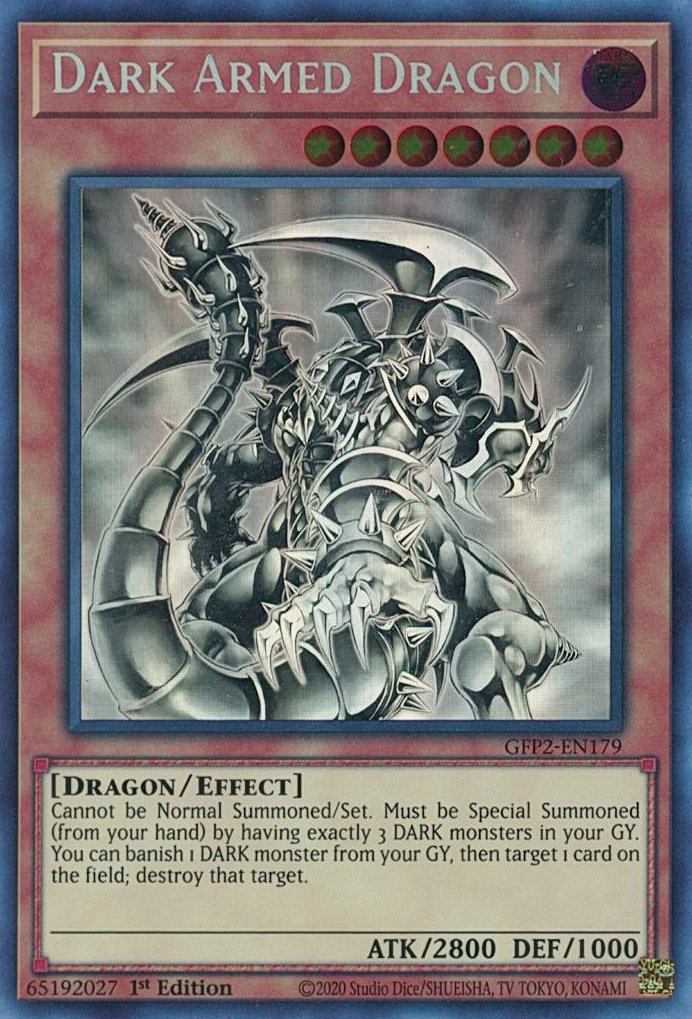 Dark Armed Dragon [GFP2 - EN179] Ghost Rare - Dark Crystal Cards