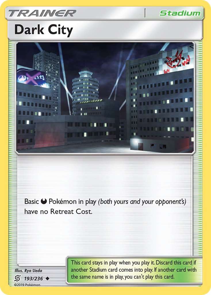 Dark City (193/236) [Sun & Moon: Unified Minds] - Dark Crystal Cards