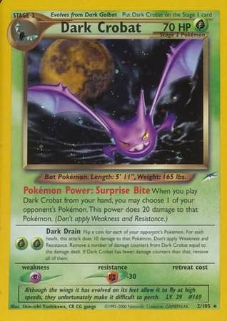 Dark Crobat (2/105) [Neo Destiny Unlimited] - Dark Crystal Cards