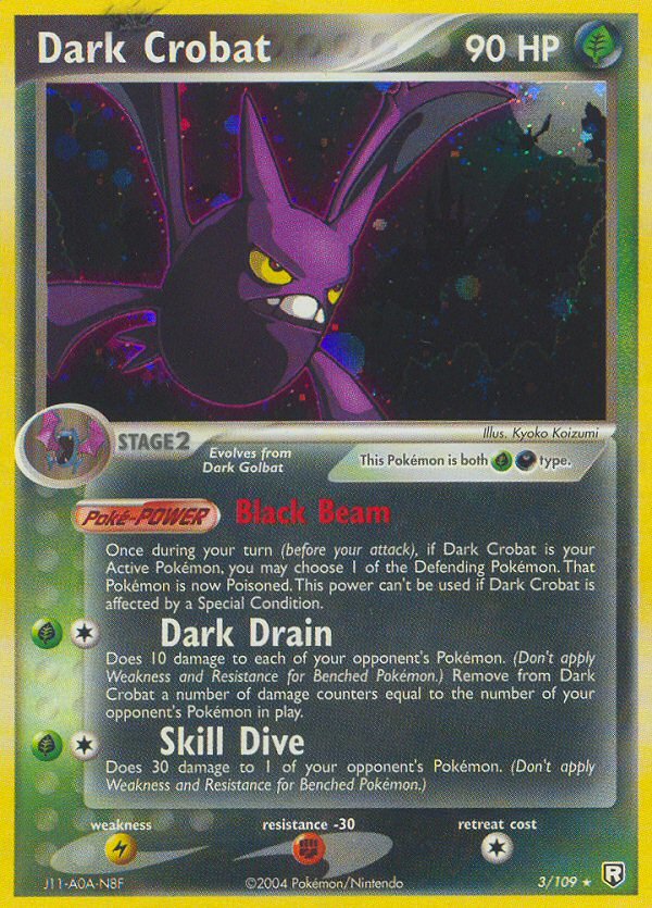 Dark Crobat (3/109) [EX: Team Rocket Returns] - Dark Crystal Cards