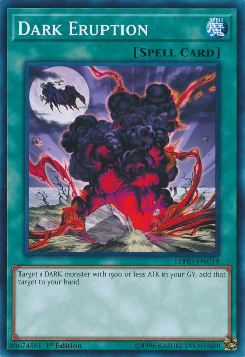 Dark Eruption [LEHD - ENC19] Common - Dark Crystal Cards