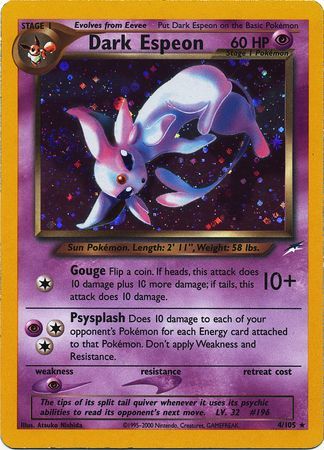 Dark Espeon (4/105) [Neo Destiny Unlimited] - Dark Crystal Cards