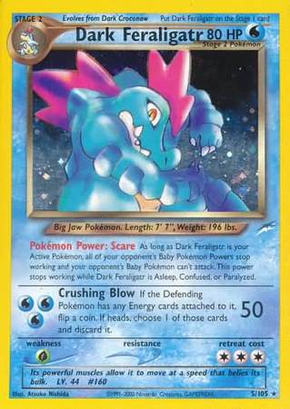 Dark Feraligatr (5/105) [Neo Destiny Unlimited] - Dark Crystal Cards