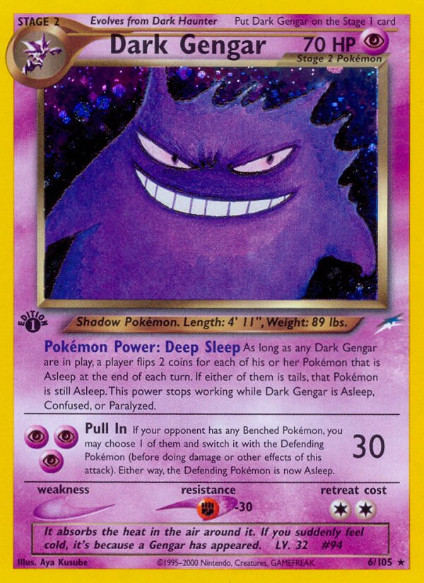 Dark Gengar (6/105) [Neo Destiny 1st Edition] - Dark Crystal Cards