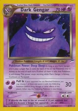 Dark Gengar (6/105) [Neo Destiny Unlimited] - Dark Crystal Cards