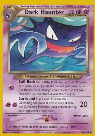 Dark Haunter (36/105) [Neo Destiny Unlimited] - Dark Crystal Cards