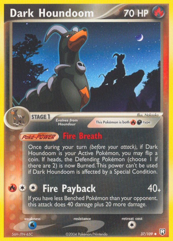 Dark Houndoom (37/109) [EX: Team Rocket Returns] - Dark Crystal Cards