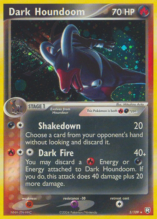 Dark Houndoom (5/109) [EX: Team Rocket Returns] - Dark Crystal Cards