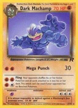 Dark Machamp (27/82) [Team Rocket Unlimited] - Dark Crystal Cards