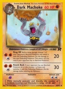 Dark Machoke (40/82) [Team Rocket Unlimited] - Dark Crystal Cards