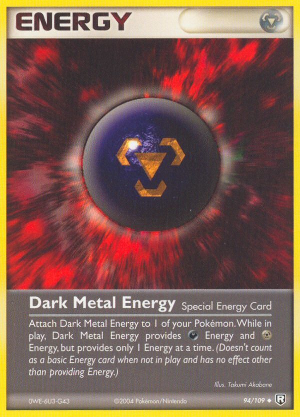 Dark Metal Energy (94/109) [EX: Team Rocket Returns] - Dark Crystal Cards