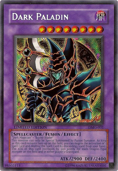 Dark Paladin [DMG - 001] Secret Rare - Dark Crystal Cards