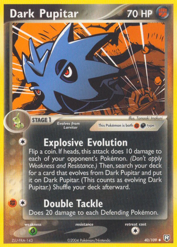 Dark Pupitar (40/109) [EX: Team Rocket Returns] - Dark Crystal Cards